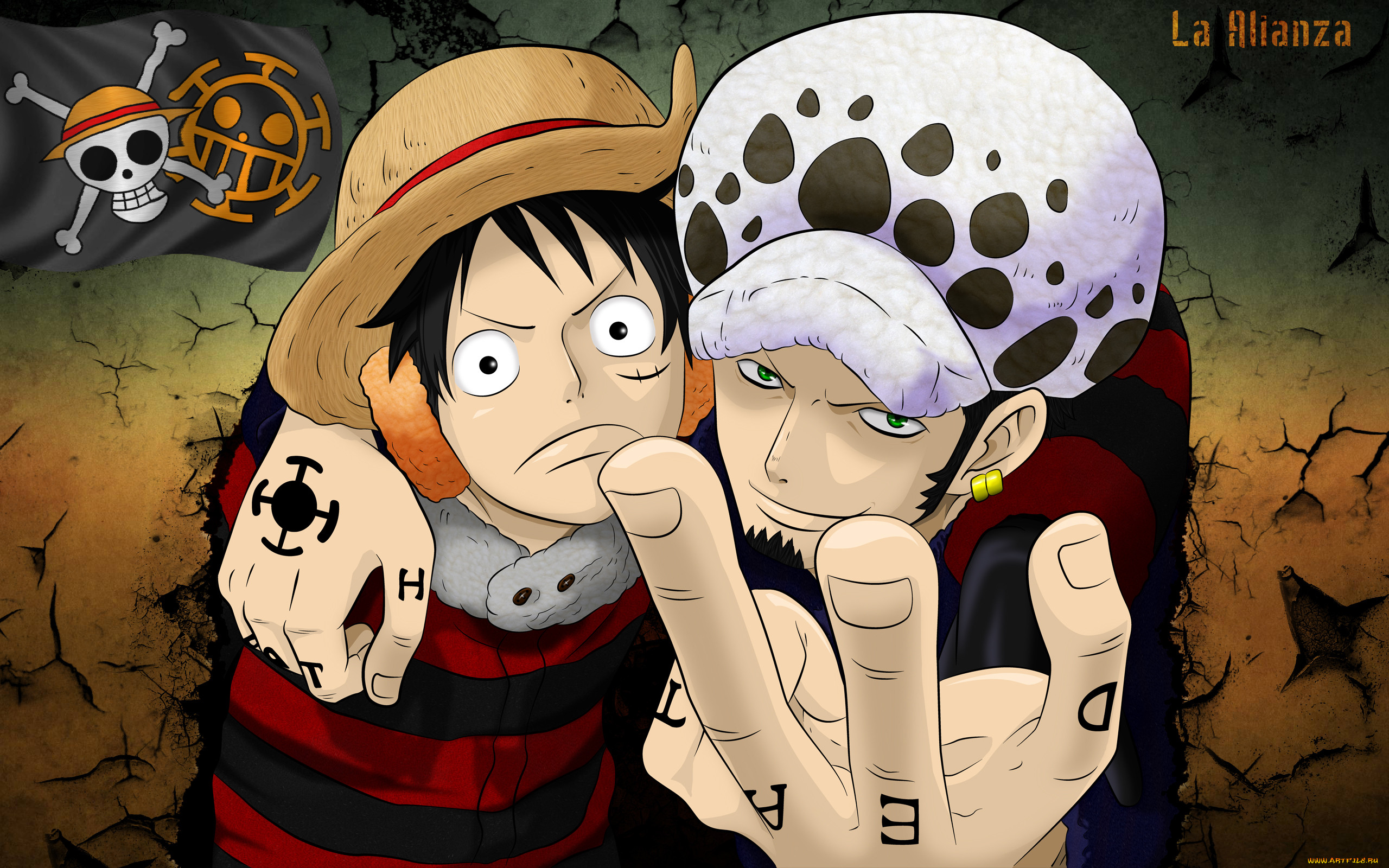 , one piece, , , luffy, trafalgar, law